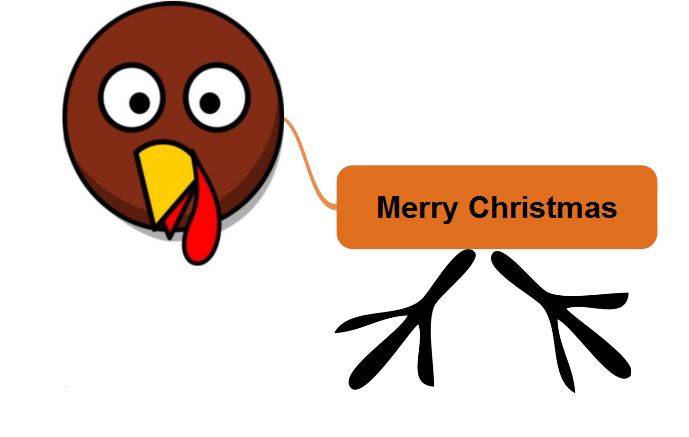 merry christmas turkey